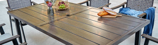 Natural Expressions 6 - seater Wicker dining set