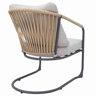 U - shaped Patio Rocking Chairs Set - Natural Expressions